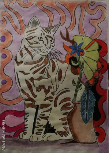 La calma del gatto