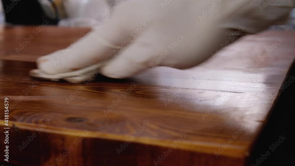 the process of applying an oily wax coating of wood surfaces the process of applying an oily wax coating of wood surfaces
