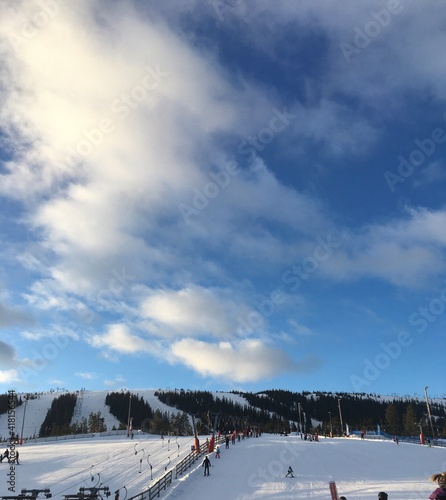 ski resort in the mountains © Діана Краснощок