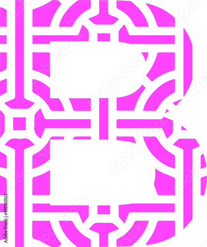 letter logo pattern