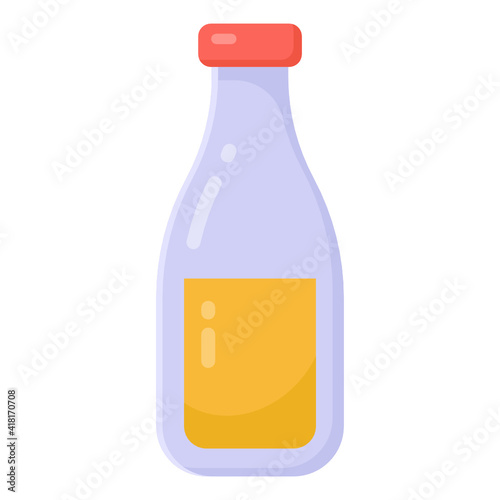 
Airtight oil bottle vector design, oil container 

