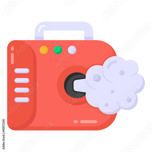 
Cassette player icon, boombox for web and mobile

