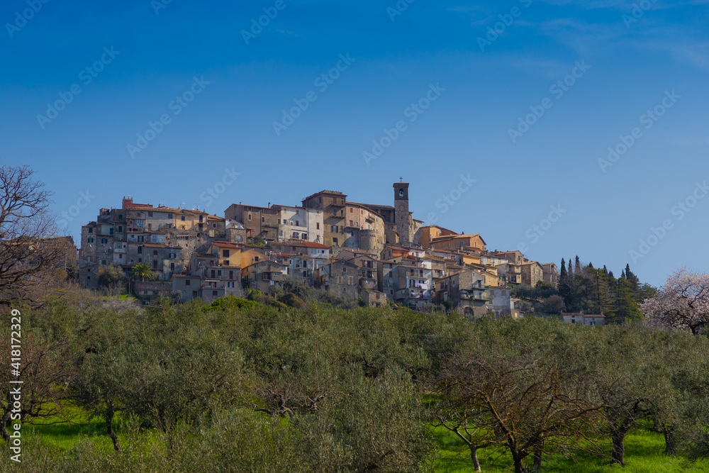Scandriglia in the province of Rieti