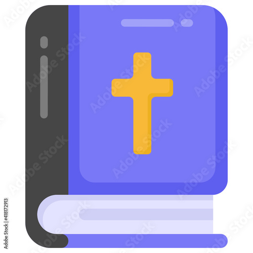 
Plus on a book, christianity book in editable style 


