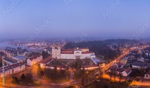 Aerial view of Zirc Abbey © Csák István