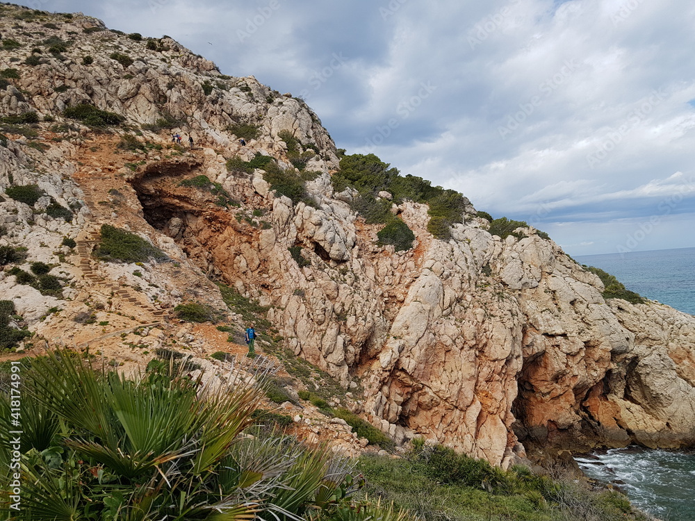 Fototapeta premium Las cuevas de Cova Tallada europe
