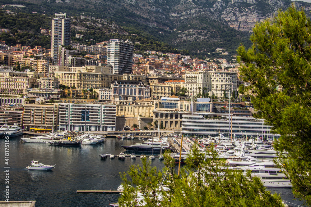 Fototapeta premium Shoot from the streets of Montecarlo