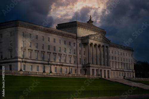 Stormont Estate parliament building Belfast Northern Ireland UK