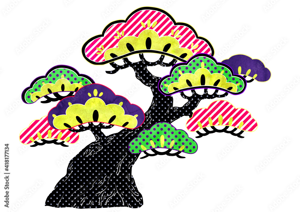 Obraz premium 松 イラスト