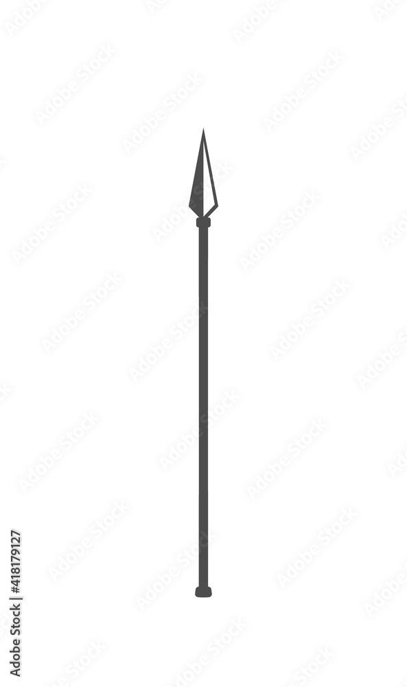 the spear icon. bitmap illustration