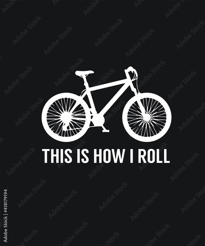 Bicycle biker custom typography vector for t- shirt, template, icon, image, infographic, minimal, logotype graphic design. Bicycle biker custom typography vector for t- shirt, template, icon, image, infographic, minimal, logotype graphic design.