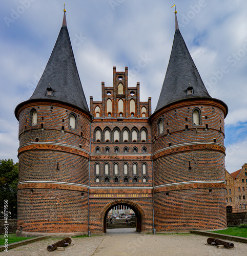 Lübeck, Lübecker Tor, Ostsee, 50-DM-Schein