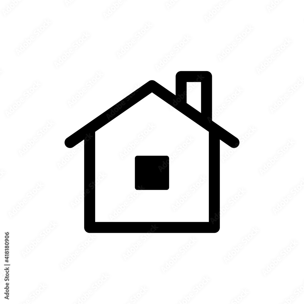 House vector icon. Home linear pictogram. House vector icon. Home linear pictogram.