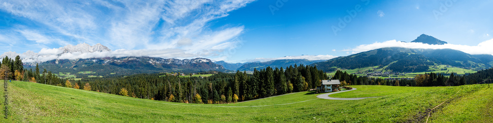 bergige Landschaft in Österreich, Tirol, Kitzbühel