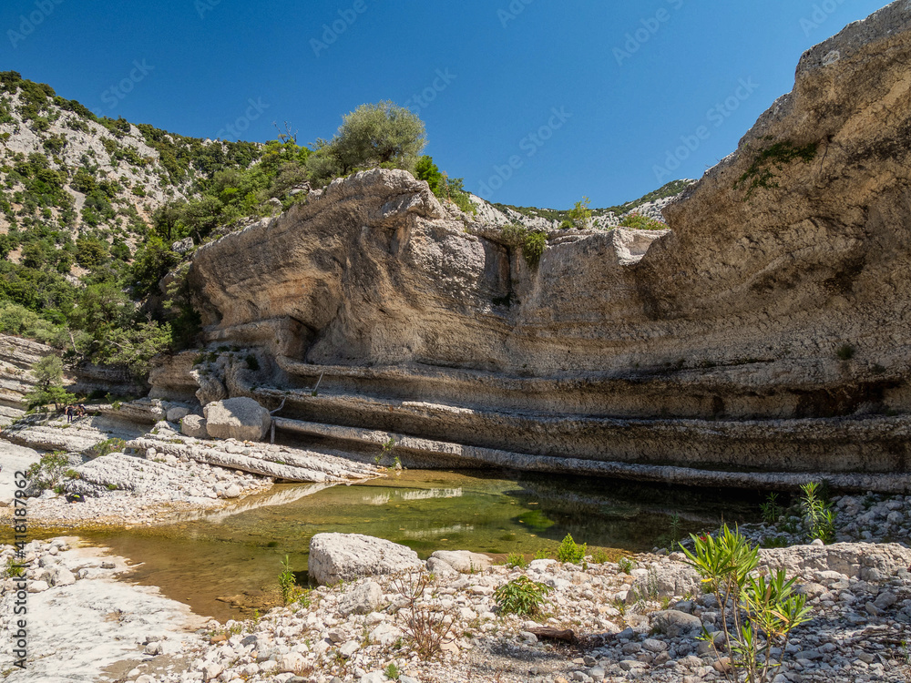 Naklejka premium Sa Giuntura nel supramonte di Urzulei, Sardegna