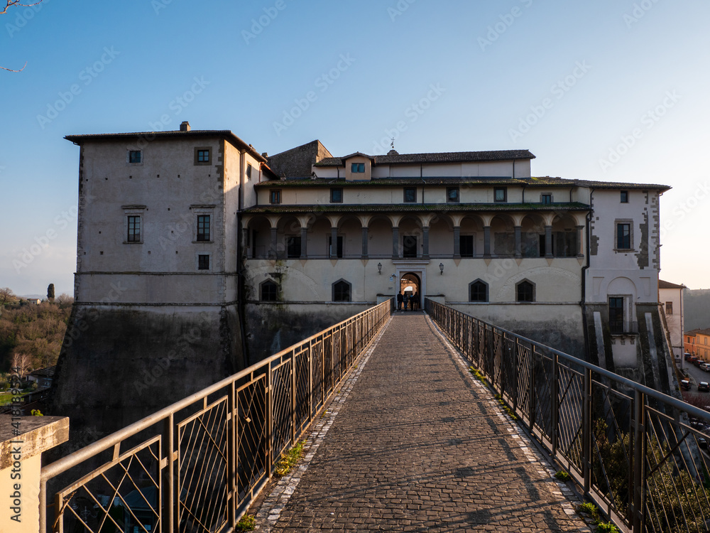 Castello Colonna, in Genazzano, nei pressi di Roma