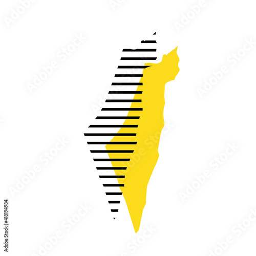 Israel - country silhouette