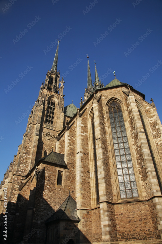 Cathedral of St. Peter and Paul in Brno. Czech republic