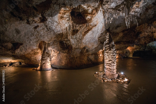 Lipa cave near Cetinje Montenegro photo