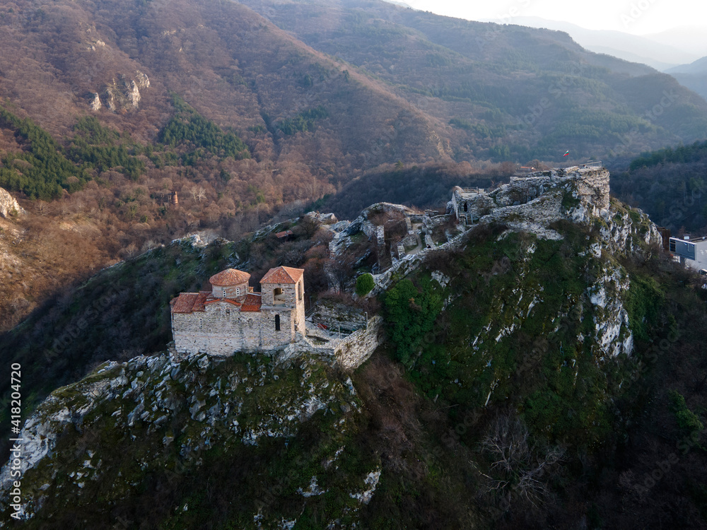 Ruins of Medieval Asen's Fortress, Asenovgrad, Bulgaria