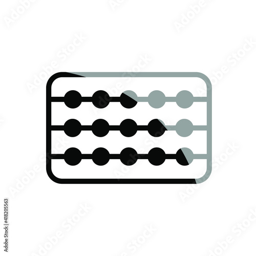 Illustration Vector graphic of abacus icon