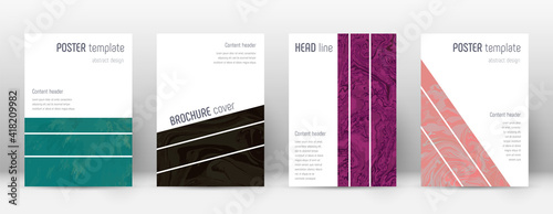 Abstract cover. Remarkable design template. Suminagashi marble geometric poster. Remarkable trendy a