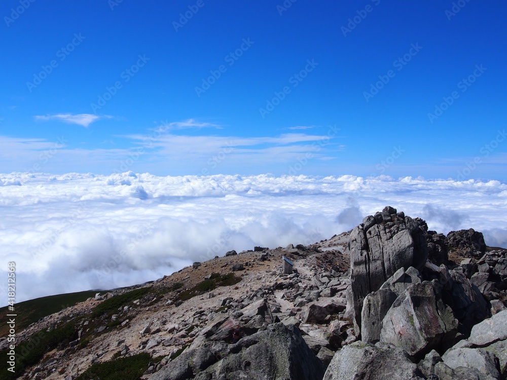 The Top of Mount Haku, Japan