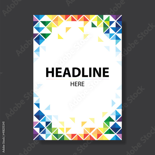 Abstract book cover