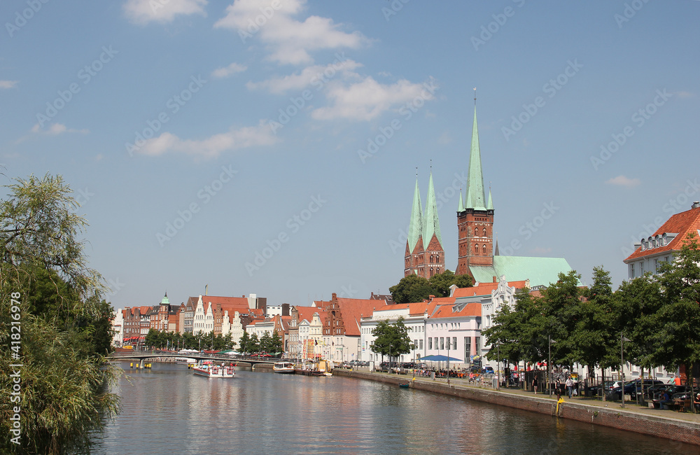 Old Town Of Lübeck, St. Peter, St. Mary S Church