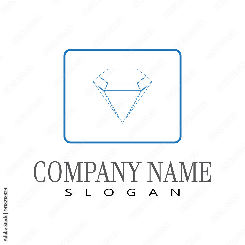 Diamond Logo Template vector icon illustration design Diamond Logo Template vector icon illustration design