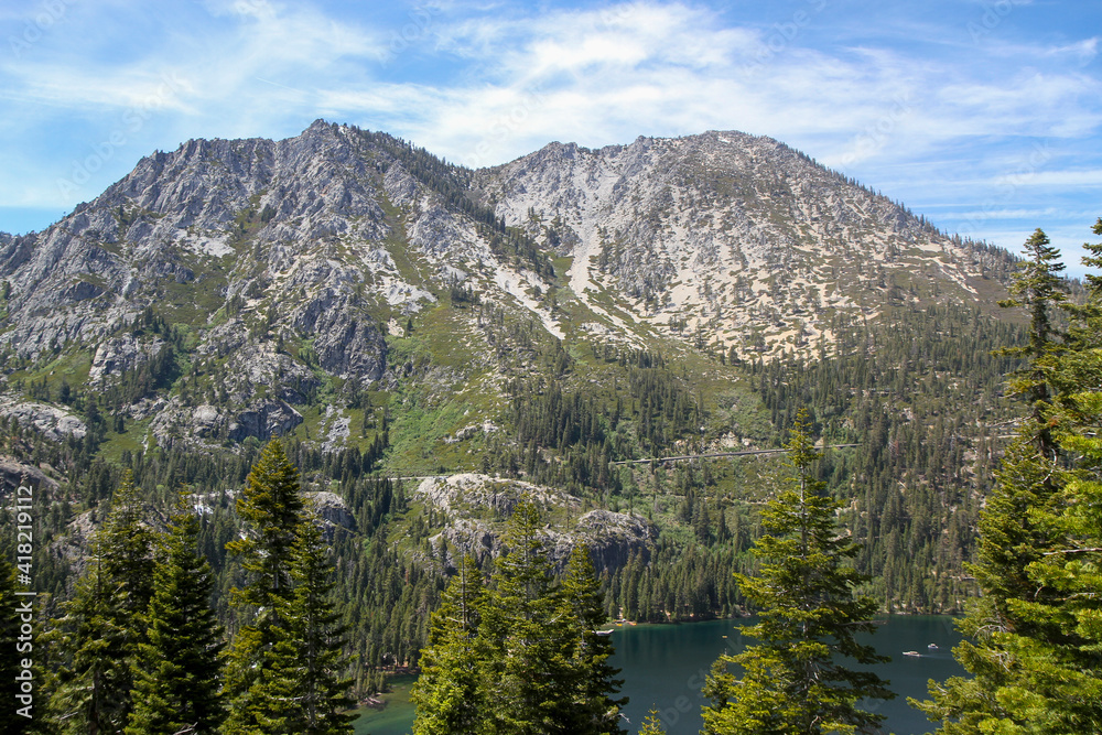 View from Inspiration Point, Emerald Bay, Lake Tahoe, California, Usa View from Inspiration Point, Emerald Bay, Lake Tahoe, California, Usa