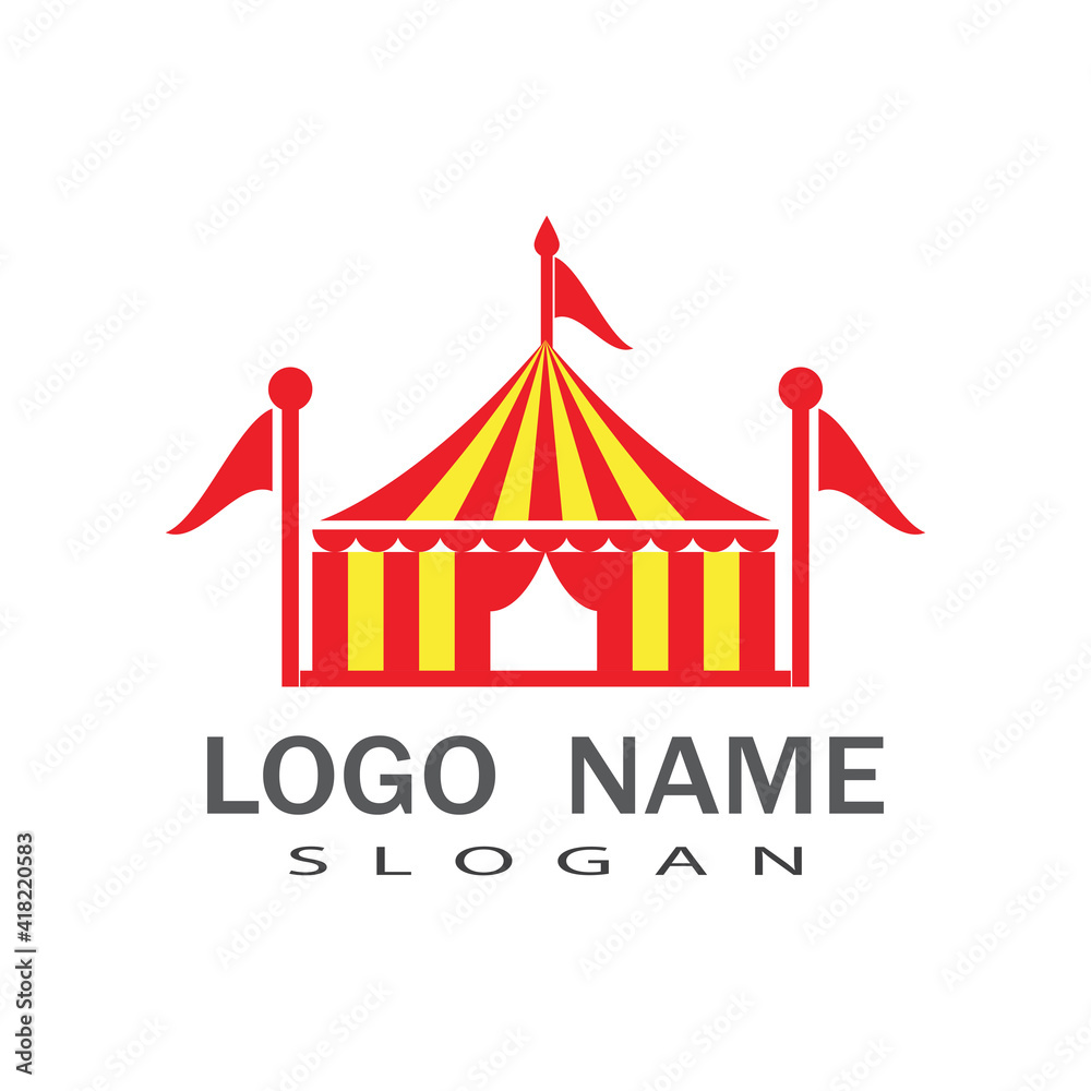 Circus Logo Template vector symbol design Circus Logo Template vector symbol design