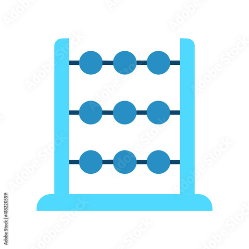 Illustration Vector graphic of abacus icon