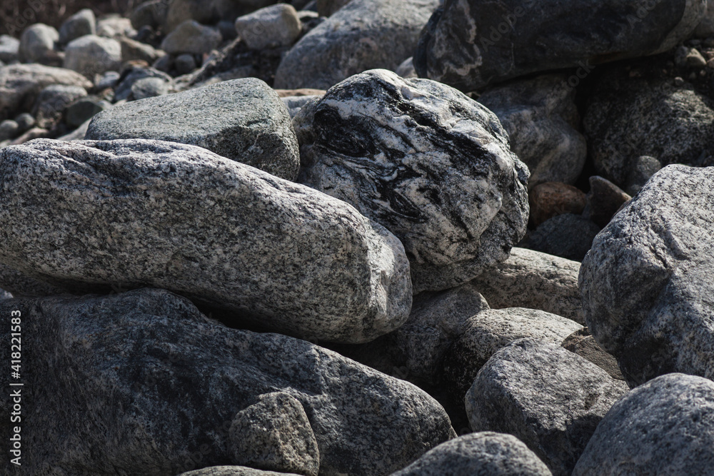 Hornblende granite rocks, California. Hornblende granite rocks, California.