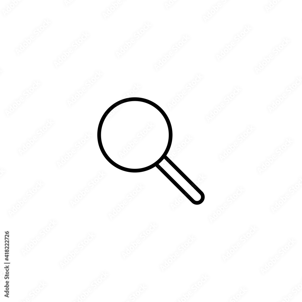 Search icon vector for web, computer and mobile app Search icon vector for web, computer and mobile app