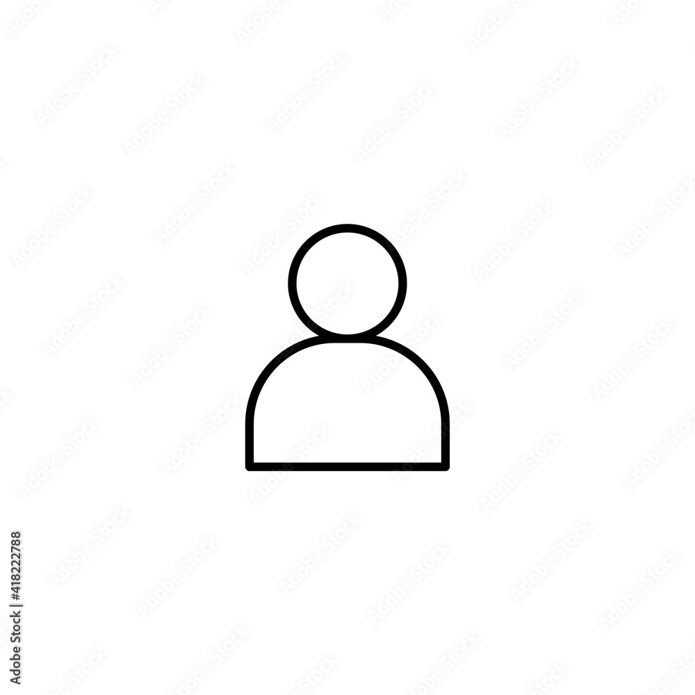 User icon vector for web, computer and mobile app User icon vector for web, computer and mobile app