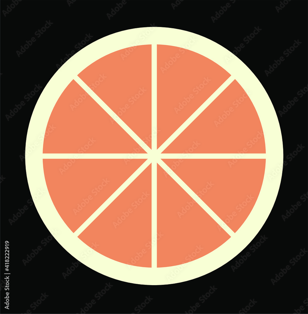 slice of orange slice of orange