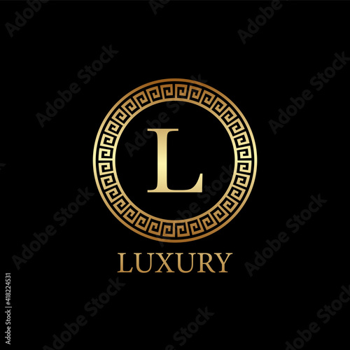 Letter l logo icon design template elements