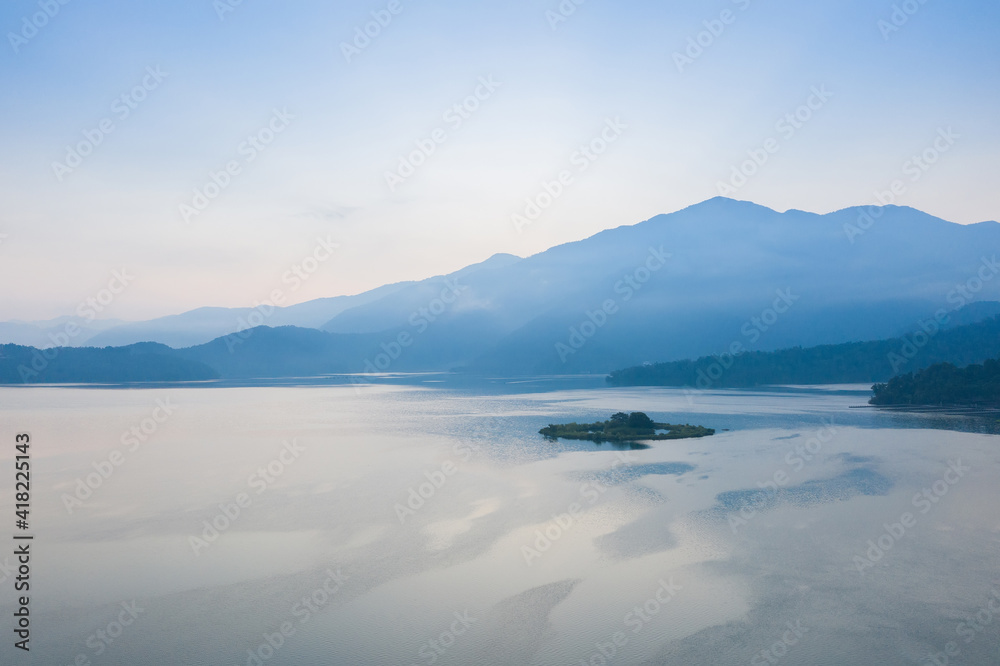 famous Sun Moon Lake landscape