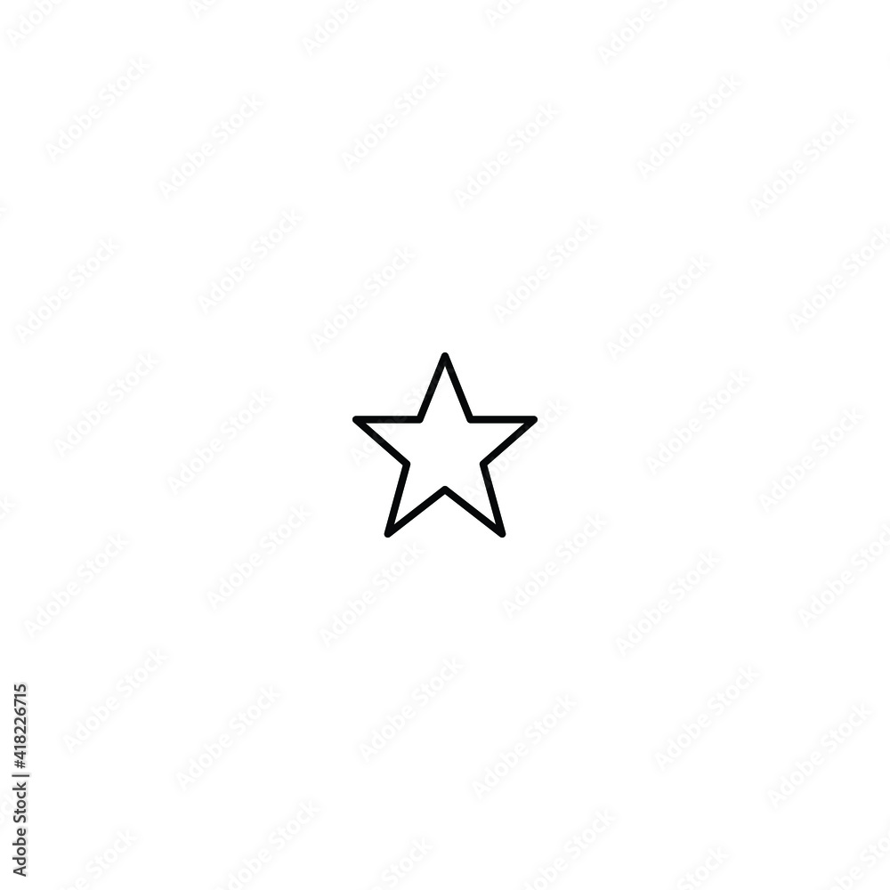 star icon on white star icon on white