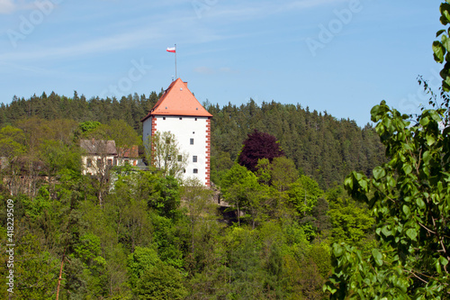Obraz na płótnie Castle Ziegenruck, Thuringia, Germany, Europe w salonie