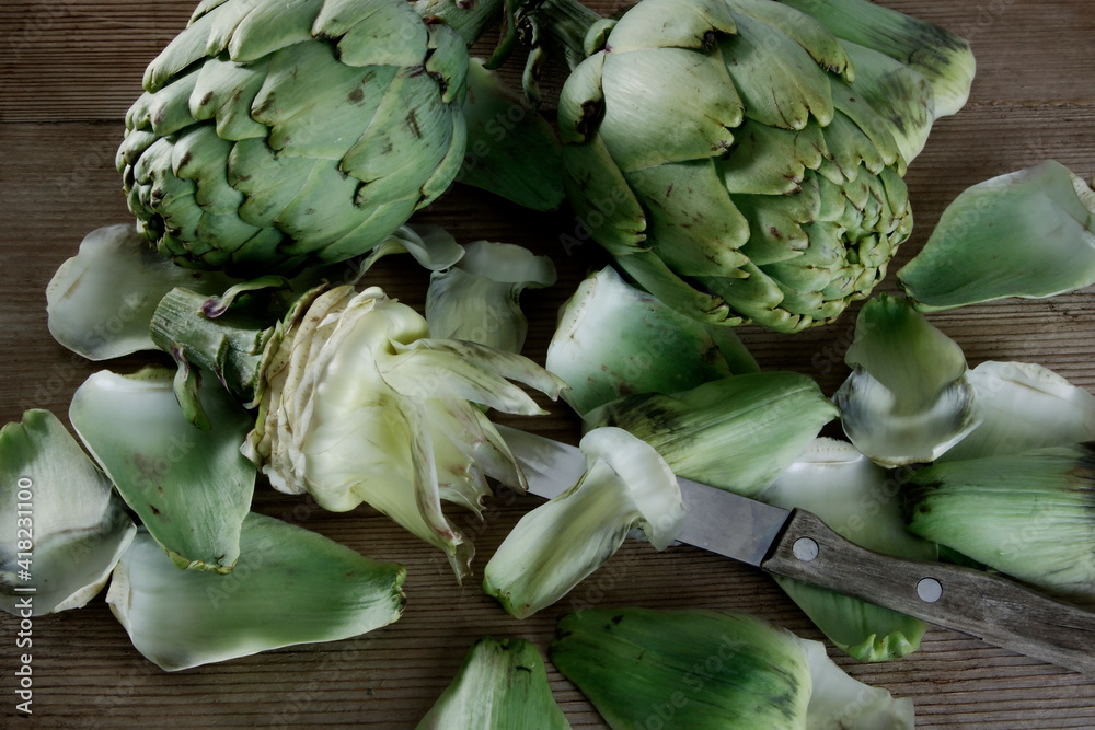 Naklejka premium artichoke