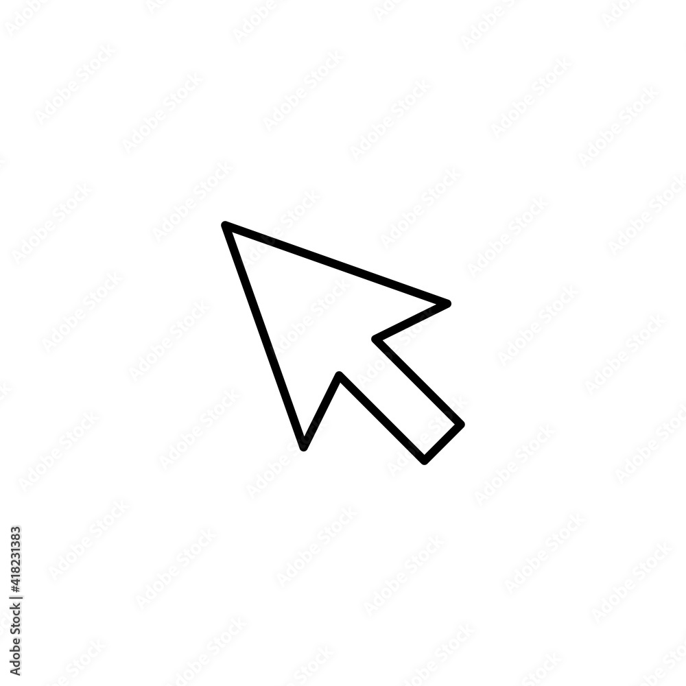 Cursor icon vector for web, computer and mobile app Cursor icon vector for web, computer and mobile app
