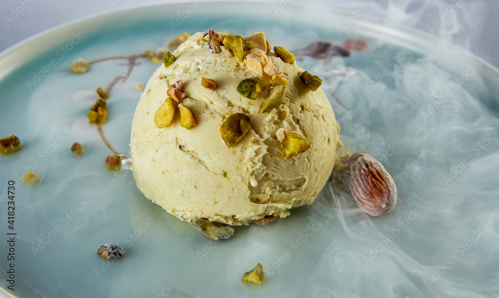 Almond Butter Ice Cream Ball Almond Butter Ice Cream Ball