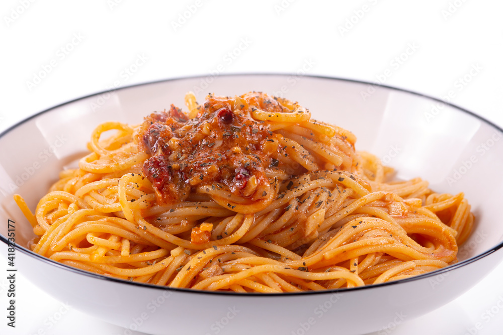 トマトソースのパスタ トマトソースのパスタ