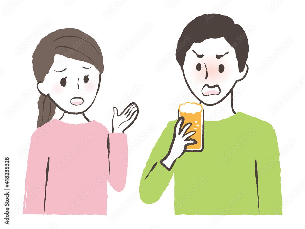 illustration of drinking and bad health illustration of drinking and bad health