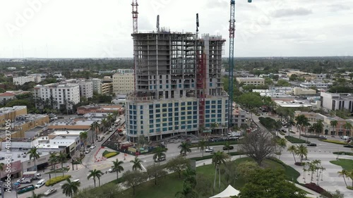 The Block 40 project  EB 5 construction site Hollywood Florida Young Circle photo