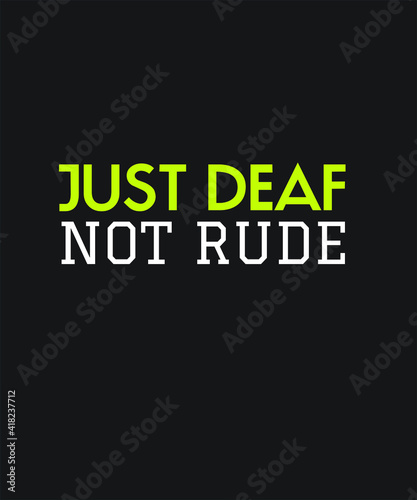 Deaf motivation audiologist day typography, vector, template, icon, image, infographic, minimal, logotype graphic design.