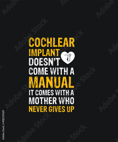 Deaf motivation audiologist day typography, vector, template, icon, image, infographic, minimal, logotype graphic design.