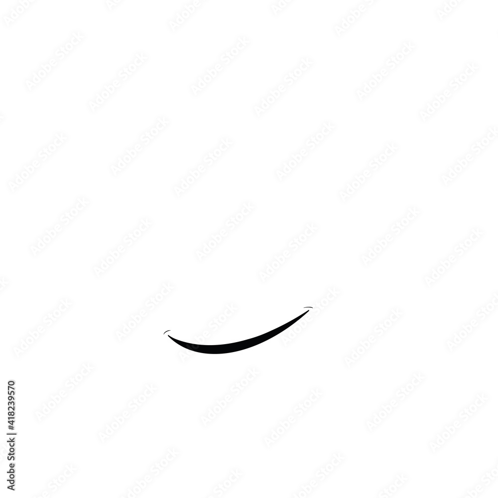 Smile icon Logo Vector Template Design - Vector white Smile icon Logo Vector Template Design - Vector white